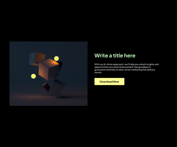 Content Block Right aligned