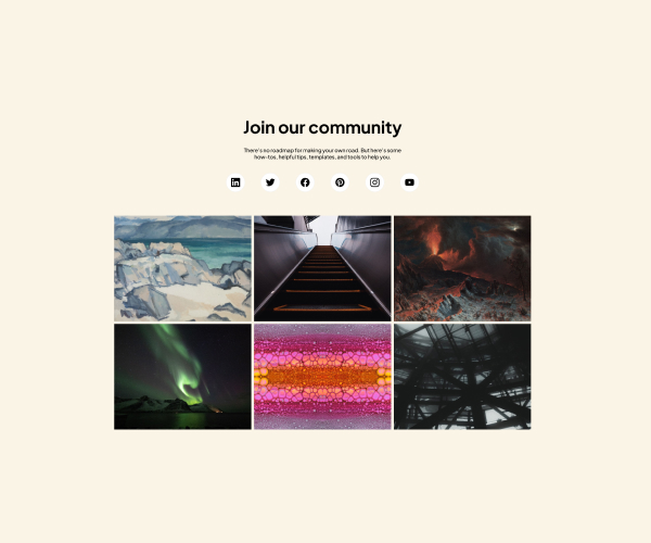 Social + Photo Gallery