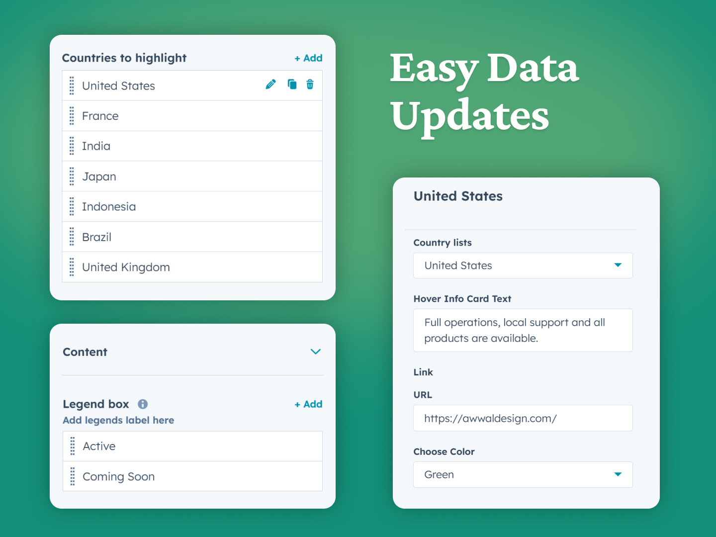 Easy Data Updates