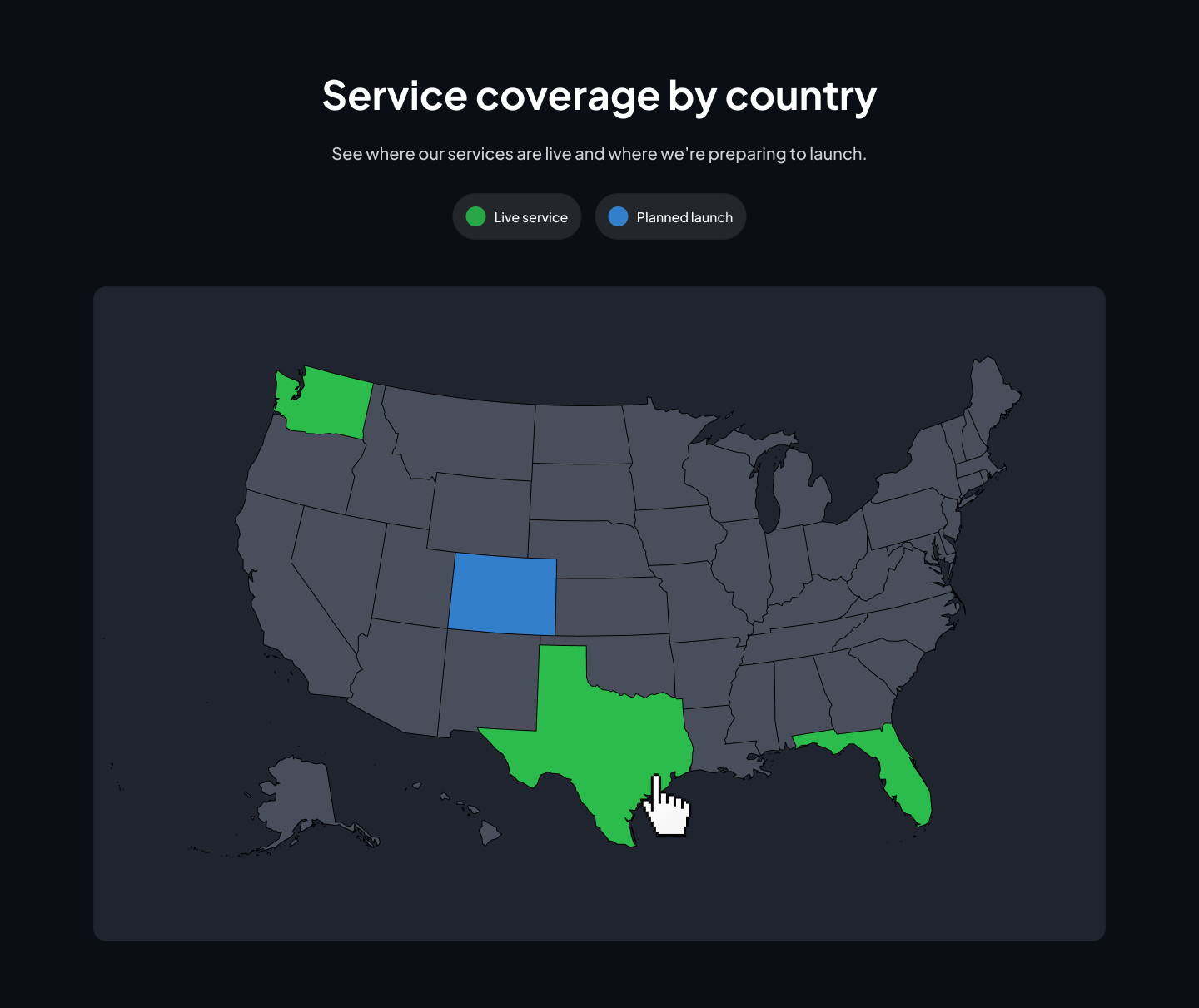 Service coverage