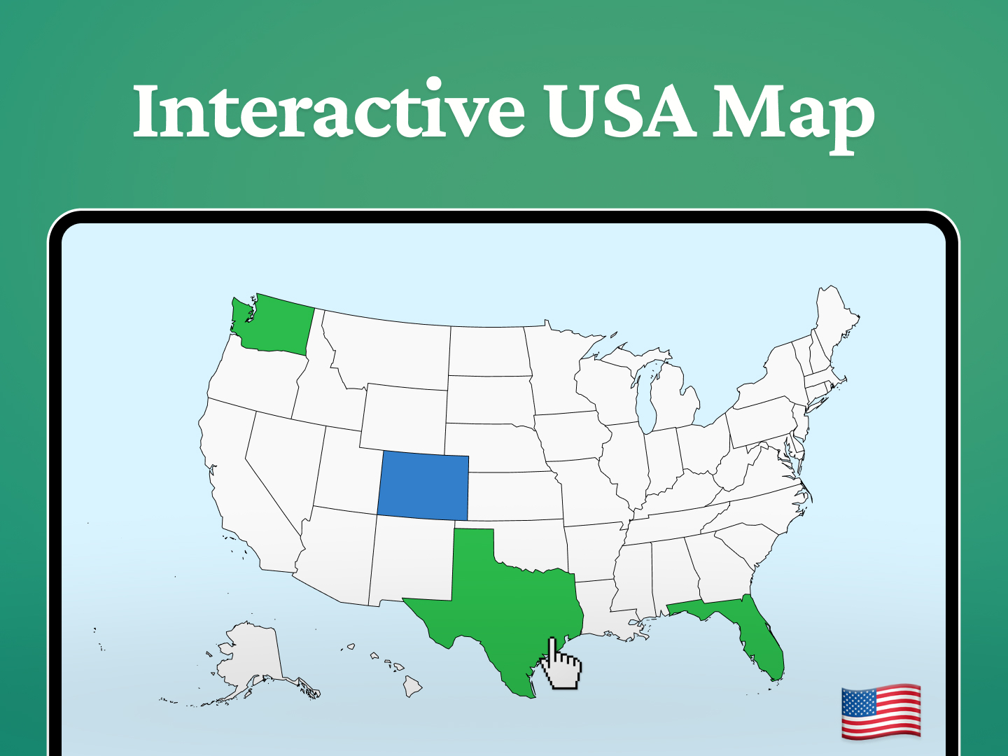 Interactive USA Map Module Thumbnail