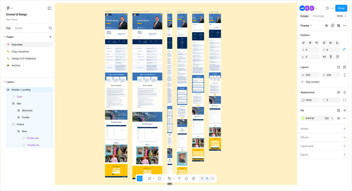 Emmet Howle  Campaign Website